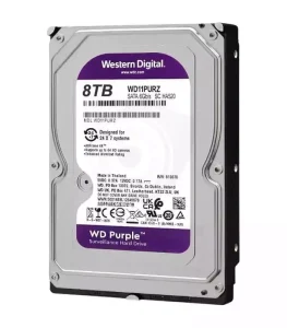 هارد دیسک اینترنال وسترن دیجیتال بنفش ظرفیت ۸ ترابایت - WD Purple 8TB