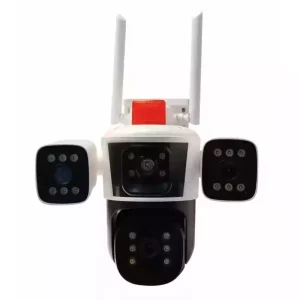 دوربین امنیتی اسپید دام مینی سه‌لنز سیمکارتی  4G LTE مدل OKAM