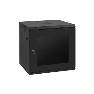 رک دیواری ۹ یونیت FMJ ارتفاع ۴۵ سانتی‌متر با درب شیشه‌ای سکوریت