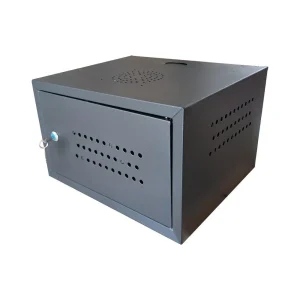 رک دیواری کم‌عمق ۶ یونیت مدل SRW6U مناسب تجهیزات شبکه و مخابرات