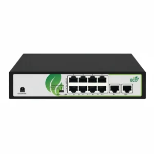 سوئیچ شبکه ۸ پورت poe اچ آر یو آی(HRUI) مدل HR-902-AF-82GN