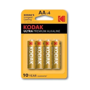 باتری نیم قلمی آلکالاین ۴ تایی اولترا KODAK