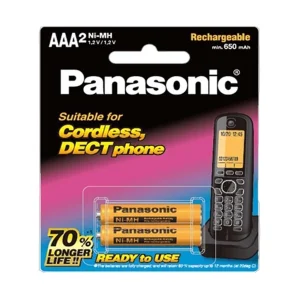 باتری نیم قلمی شارژی پاناسونیک مدل mah 5500