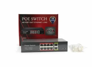 سوئیچ ۱۰ پورت poe سرعت ۱۰/۱۰۰ برند گیگا