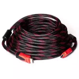 کابل HDMI مدل HDMI-MM-15M-BRAID با روکش بافته‌شده 15 متری