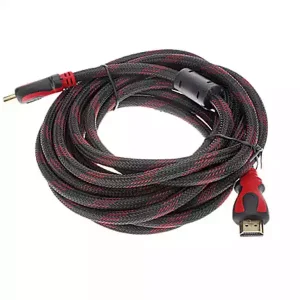 کابل HDMI کنفی ۵ متری نسخه 2.0b با روکش مقاوم و کانکتورهای طلایی