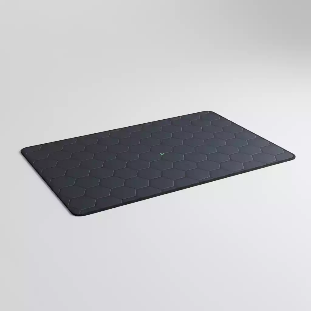 پد موس گیمینگ پاکسد مدل Honeycomb Edition سایز ۹۰x۴۰ طرح لانه زنبوری با سطح پارچه‌ای سرعتی و زیره لاستیکی ضد لغزش برای گیمرهای حرفه‌ای