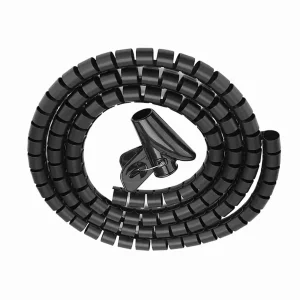 سیم جمع کن اسپیرال ۱.۵ متری ۲۲ میلی‌متری با ابزار نصب، بهترین راه برای نظم‌دهی و محافظت از کابل‌ها. به سیم‌های میز کار یا تلویزیون خود نظم و ایمنی ببخشید. همین حالا خرید کنید!