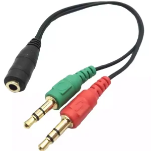 کابل ۲ به ۱ هدفون جک ۳.۵ میلی‌متری TRRS