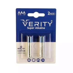 باتری قلمی آلکالاین VERITY مدل AA بسته دو عددی با توان بالا