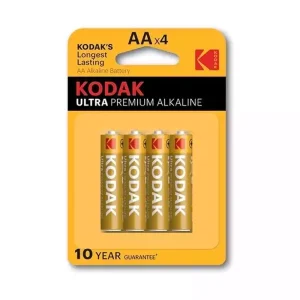 باتری نیم قلمی ۴ تایی اولترا آلکالاین Kodak با دوام بالا، ضد نشت و عمر ۱۰ ساله مناسب برای دستگاه‌های روزمره و پرمصرف خانگی است.