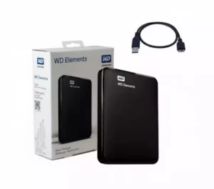 باکس هارد وسترن WD Elements USB 3.0 با طراحی شیک و سبک، سرعت بالای انتقال داده و قابلیت حمل آسان – انتخابی حرفه‌ای برای ذخیره‌سازی ایمن اطلاعات، محصول فروشگاه پاکسد
