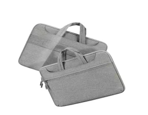 کیف نوت‌ بوک سایز 15.6 اینچ با طراحی سبک و مقاوم، دو دسته نرم و بند دوشی قابل تنظیم مناسب حمل لپ‌تاپ و لوازم جانبی – محافظ سه‌لایه ضد رطوبت و ضد ضربه