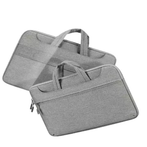 کیف نوت‌ بوک سایز 15.6 اینچ با طراحی سبک و مقاوم، دو دسته نرم و بند دوشی قابل تنظیم مناسب حمل لپ‌تاپ و لوازم جانبی – محافظ سه‌لایه ضد رطوبت و ضد ضربه