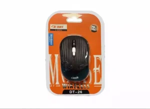 موس بی سیم D‑NET مدل DT26 با اتصال ۲.۴ گیگاهرتز و گیرنده USB نانو