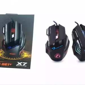 موس سیم دار گیمینگ برند D-NET مدل X7