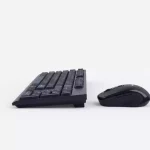 نمای بغل موس ست بی‌سیم DATA LIFE با طراحی نرم، وزن سبک و کنترل دقیق حرکت برای کار طولانی مدت