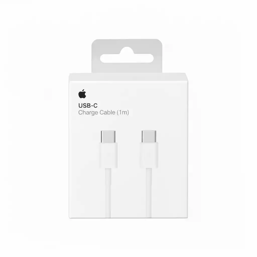کابل شارژ آیفون دو سر Type-C اپل، ایده‌آل برای شارژ سریع آیفون 15 و دستگاه‌های USB-C. با کیفیت بالا، طول 1 متر و اتصال پایدار. خرید کابل شارژ Type-C اصلی.