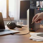 کابل ۲ به ۱ هدفون جک ۳.۵ میلی‌متری TRRS