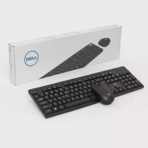 ست کیبورد و موس بی‌سیم Dell KM5221W با دقت بالا، طراحی ارگونومیک و دوام زیاد برای کارهای اداری، خانگی و تایپ طولانی روزمره
