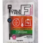 بست‌ کمربندی فوروزدش ۲۰ سانتی، بسته ۱۰۰ عددی. ایده‌آل برای نظم‌دهی کابل‌ها