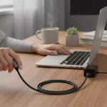 کابل شارژ اندروید Type-C برند HEATZ مدل Z035 را با قابلیت فست شارژ 3 آمپر