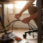 بست‌ کمربندی فوروزدش ۲۰ سانتی، بسته ۱۰۰ عددی. ایده‌آل برای نظم‌دهی کابل‌ها