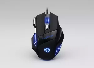 موس سیم‌دار گیمینگ مدل X6 با طراحی ارگونومیک، نور LED آبی و ۶ کلید عملکردی – مناسب برای بازی، کار و وب‌گردی روزانه، محصول فروشگاه پاکسد