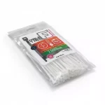 بست کمربندی ۱۰ سانت فروز دش (FZ-100A) در بسته ۱۰۰ عددی، با ابعاد ۲.۵x۱۰۰ میلی‌متر و مقاومت ۹ کیلوگرم